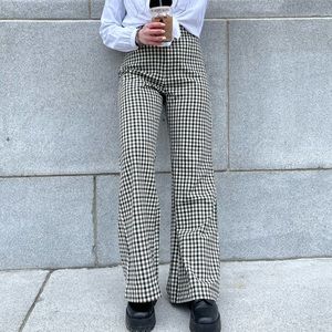 Sailor plaid pants
